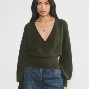Wilfred Dear Sweater in Dark Olive